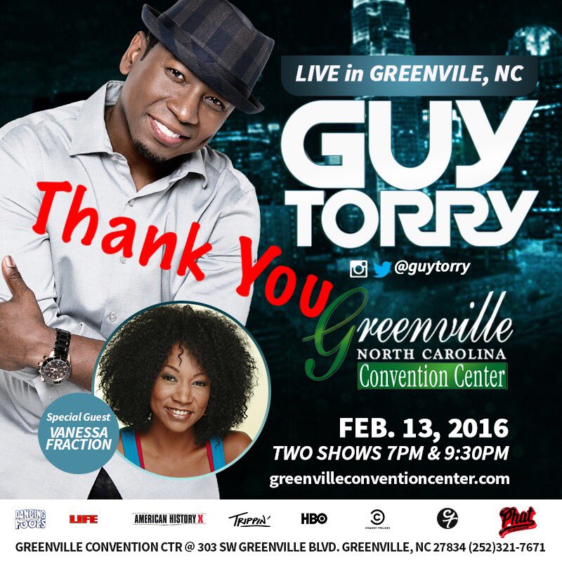 GuyTorry's tweet image. THANK U #Greenville #NC &amp;amp; @1019online for a gr8 show S/O da funny #2Cups &amp;amp; da #hilarious @vanessafraction ##JBlaze
