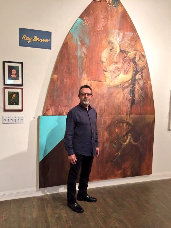 ADG800's tweet photo. Opening night of #Gallery800's "Four Artists You Should Know" feat. artwork from ADG members. Runs till March #noho https://t.co/3YRRCk0prl