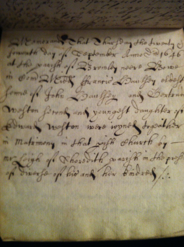 lisabaskin's tweet photo. @ambiguitweets #hausley mss one of the leaves @rubensteinlib #lisabaskincoll #embroideredbinding https://t.co/Njr5DATfcd