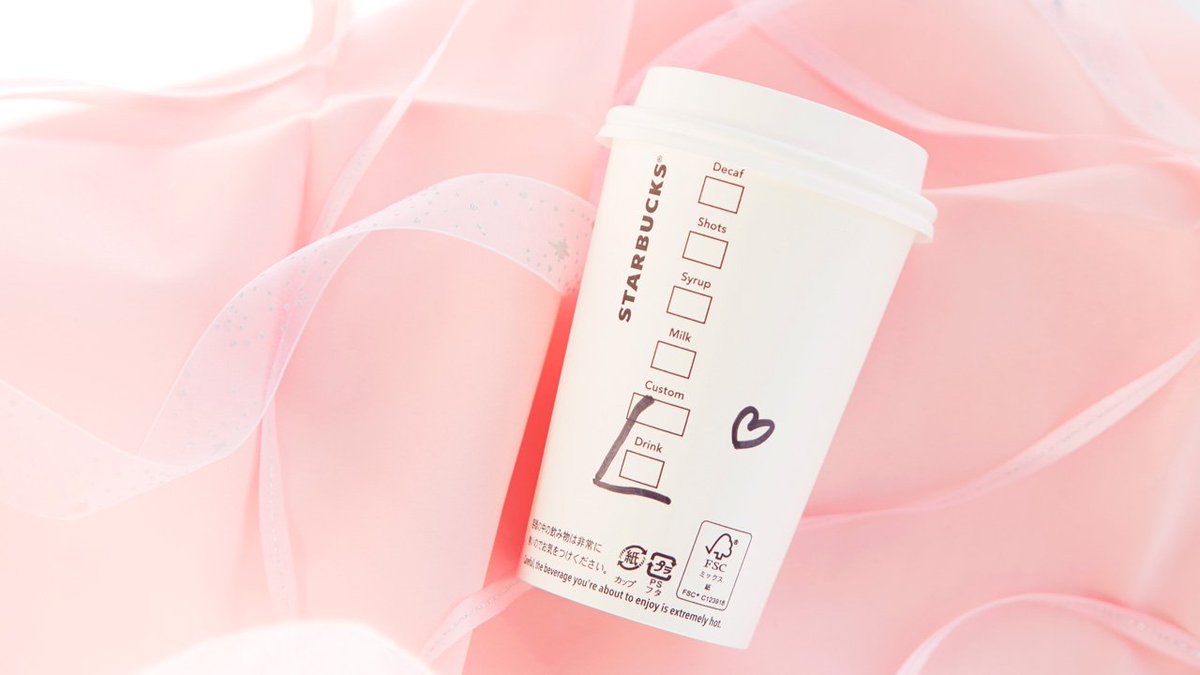 Starbucks_J's tweet photo. Happy Valentine！ https://t.co/MA2RTcL87L