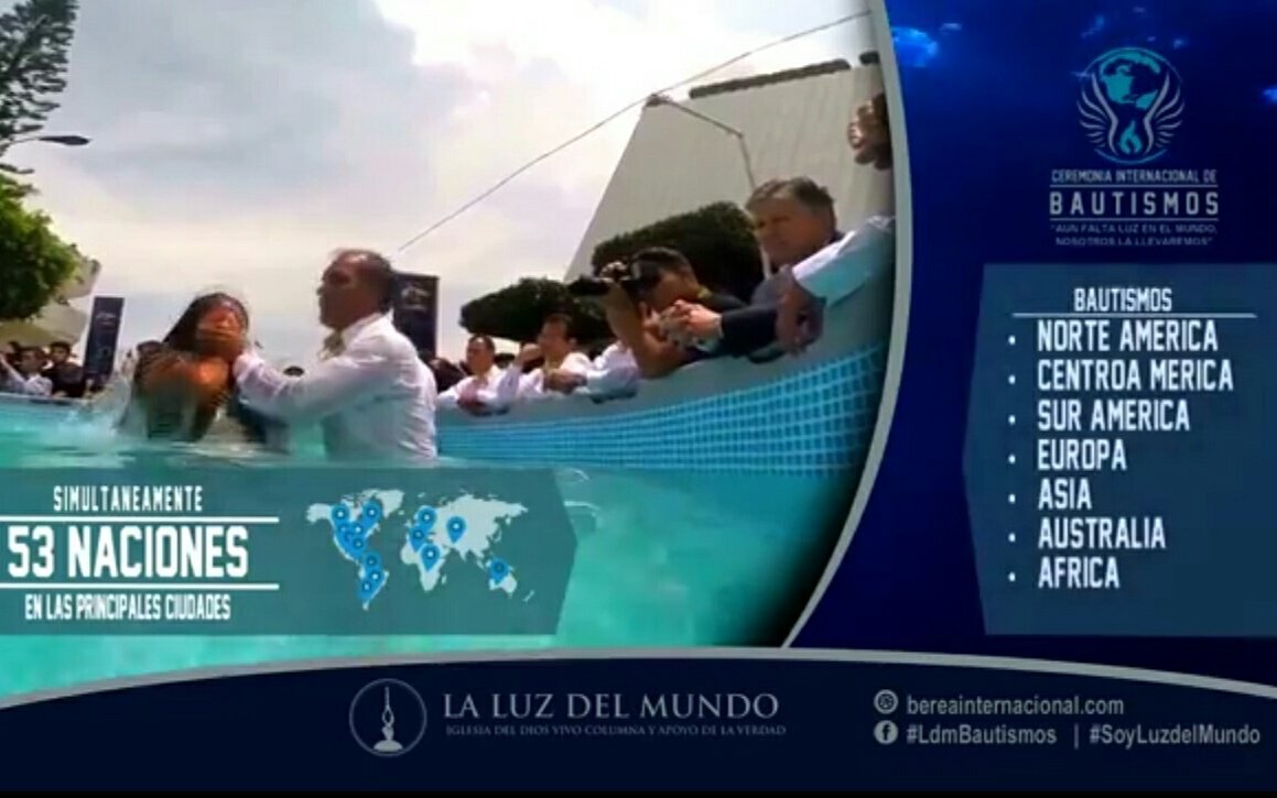 JsEunice's tweet photo. #LdmBautismos #SoyLuzdelMundo
Las principales ciudades del mundo se vestirán de fiesta esta 14/Feb/16 a las 12 p.m. https://t.co/bcpcz1I1no