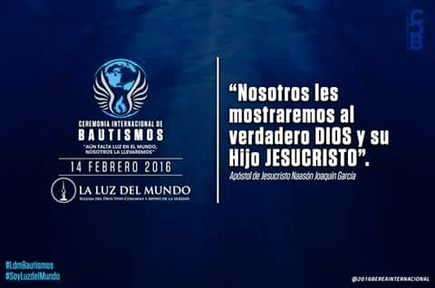 JosueFTP's tweet photo. #LdmBaustismos #Soyluzdelmundo
@Adela_Micha @aristeguicnn @CarlosLoret @CNNMex @Javier_Alatorre 
Mañana es el Dia!! https://t.co/5KSwI8KTEs