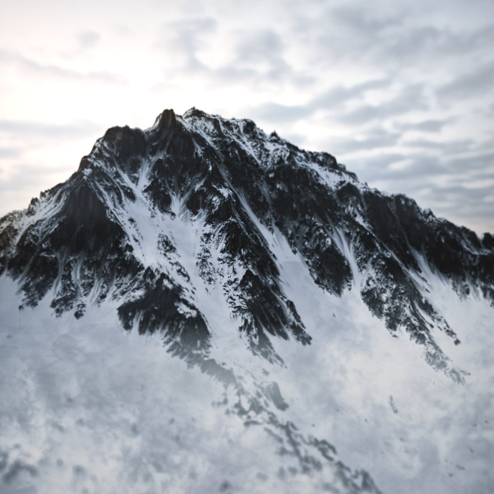 "Snow Mountain 2" - 46 - #WorldMachine #Cinema4D #Octane #Render