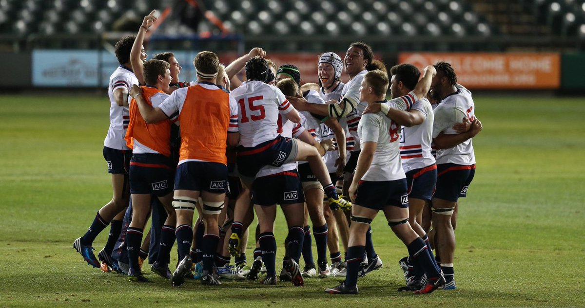 USARJNT's tweet photo. The @AIGRugby #MJAA team is off to the @WorldRugby U20 Trophy: https://t.co/HiNrhnfGvE. #BeatCanada https://t.co/FKfrqglyQO