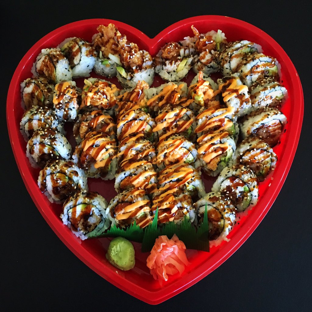 #sushi #Valentines