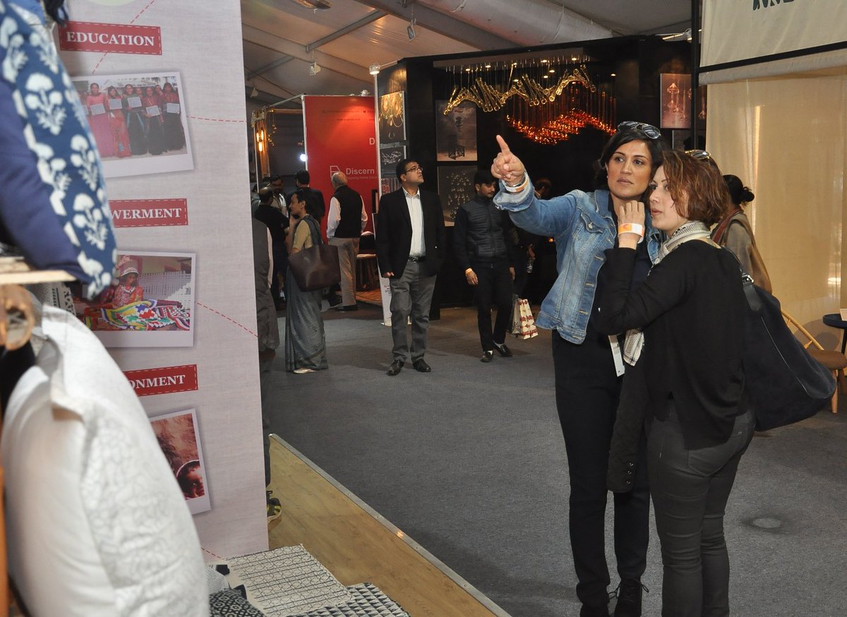 Spaces_India's tweet photo. Our hand-crafted SPUN range of products are a hit amongst the visitors at #IndiaDesignID2016 #SpacesatID https://t.co/UDyIKrHwRk