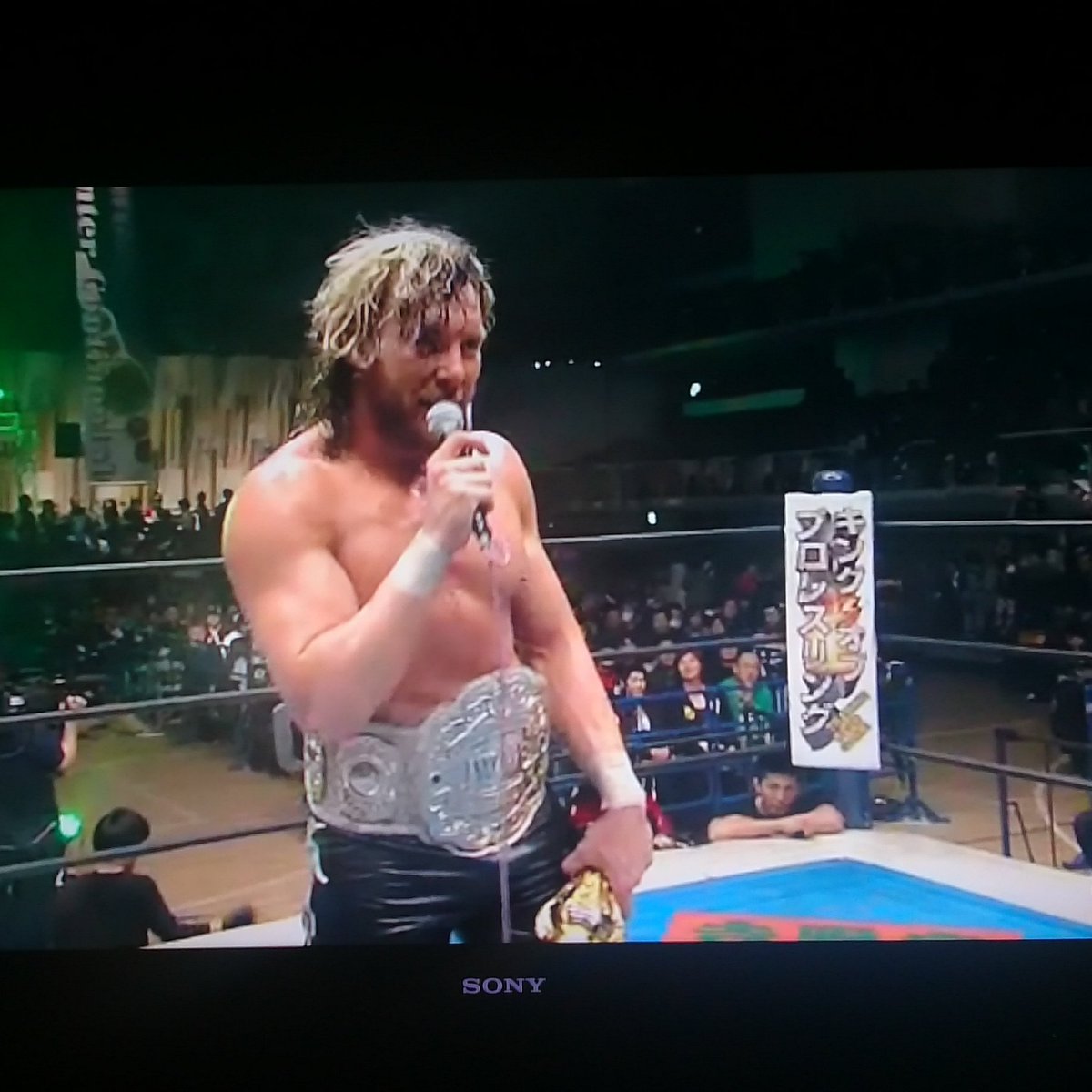 Congratulations to The Cleaner Cheers from the other side of the planet. <a href="/KennyOmegamanX/">Kenny Omega</a> <a href="/BulletClubNJPW/">Bullet Club</a> <a href="/njpw1972/">新日本プロレスリング株式会社</a>