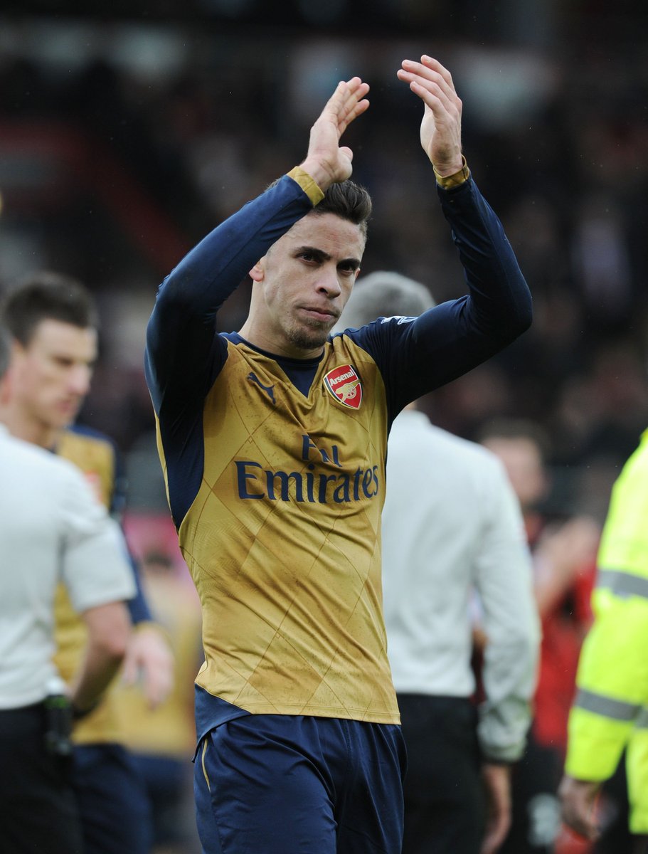 Arsenal's tweet photo. .@gpaulista5 misses #AFCvLCFC with a slight hamstring injury https://t.co/pYRW52KyQ6