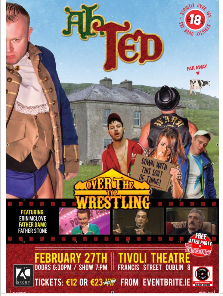 Our biggest presales for any event, get onto eventbrite.ie today !