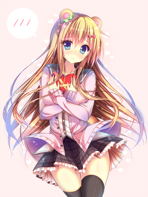 チョコ渡したいけど恥ずかしくてモジモジしてるくまっ子ちゃん ウヘッ 恥ずかしがりくま子 | わたがしゆい@3日目東H07b #pixiv https://t.co/fT7f0uqV3x 