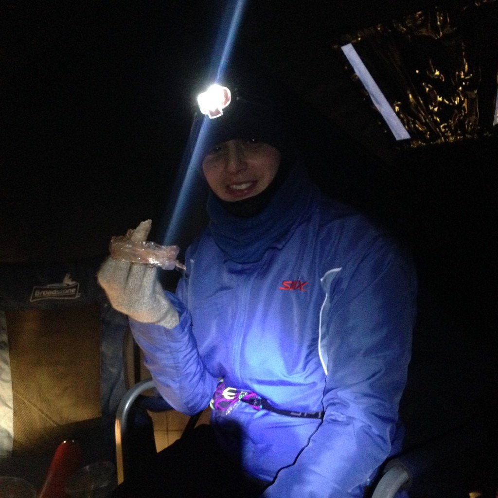 Sarah is cooking along at #actifepica. Snacks will get it done! Heading on from Labarriere.