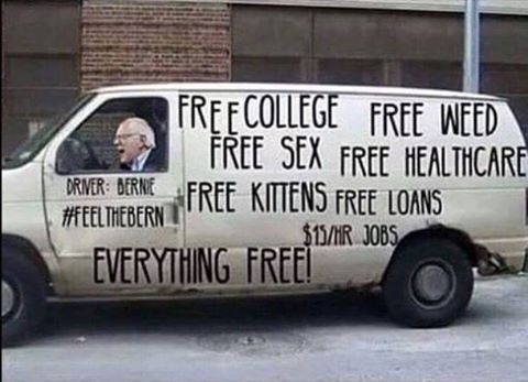 ChoosLibtyNFrdm's tweet photo. @Inc @JeremyQuittner Don't think that's it @mcuban . I think it's the #Bernie Mobile. #everythingsfree #socialist https://t.co/eIB8nDenzn
