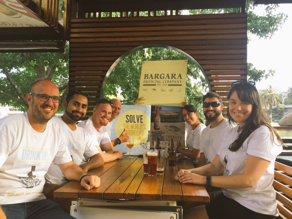 Had a great time volunteering with .@goodbeerau at #slf2016 Totally recommend #GreatBarrierBeer the Aussie pale ale