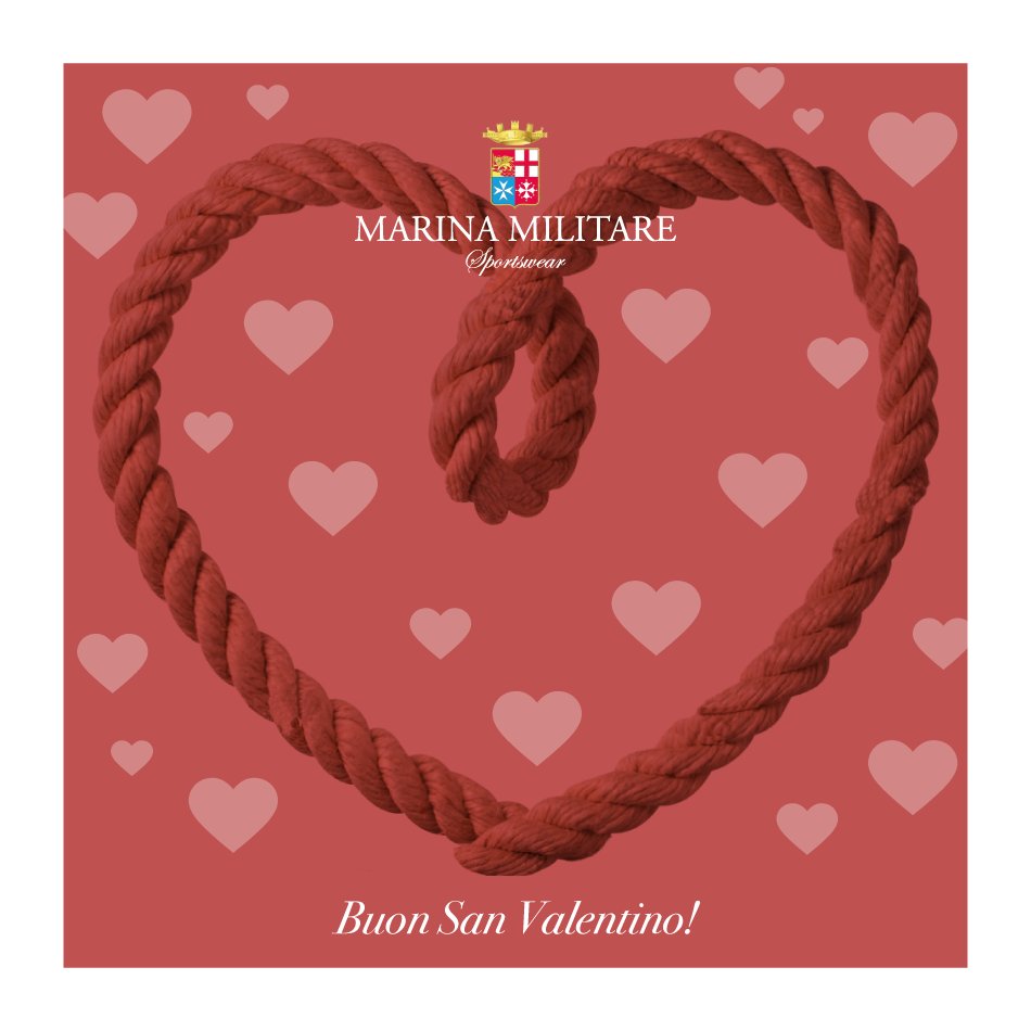 #BuonSanValentino da Marina Militare Sportswear!