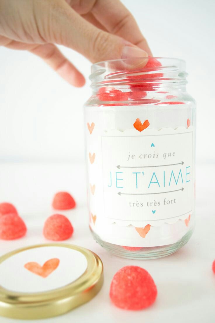 "Je t'aime mon amour. Je te souhaite une joyeuse Saint Valentin Elvire."