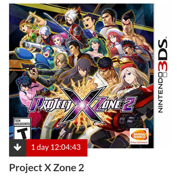 Joeylife86's tweet photo. #GameCountDown #العدالتنازلي #ProjectXzone #3ds https://t.co/hxDWV7aMS4