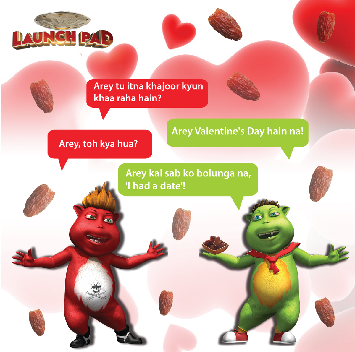 LaunchpadNow's tweet image. Sometimes the best way to her heart is through laughter. Love out Loud with some #TotalTimePass #ValentinesDay