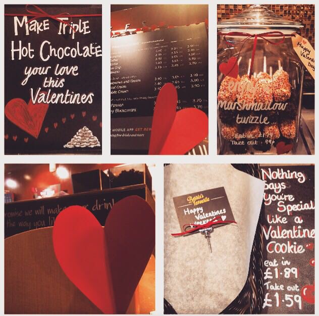 StarbucksBrum's tweet photo. Celebrate #ValentinesDay with a surprise gift at your local Starbucks #TripleHotChocolate  #iLoveBirmingham https://t.co/Sc6awMDxKI