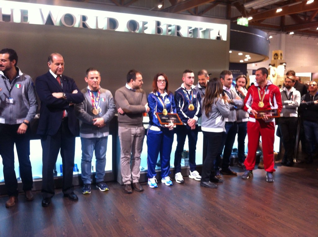 #Beretta premia i suoi campioni per i grandiosi risultati ottenuti nel 2015 #Berettaisbetter #BerettaHIT2016