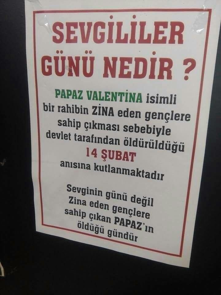 Noelden kurtulduk #14Şubat geldi

Ve yine batıl inanç...