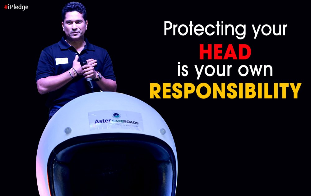 sachin_rt's tweet photo. Please use your head. Wear a helmet. https://t.co/qt0vufSrLA