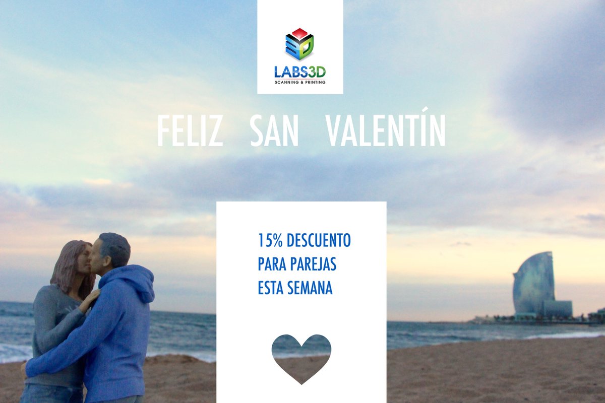 LABS3D's tweet photo. ¡Feliz San Valentín! Esta semana, un regalo para los enamorados
#sanvalentin #Labs3D #3Dprinting https://t.co/vwThWbh7Qy