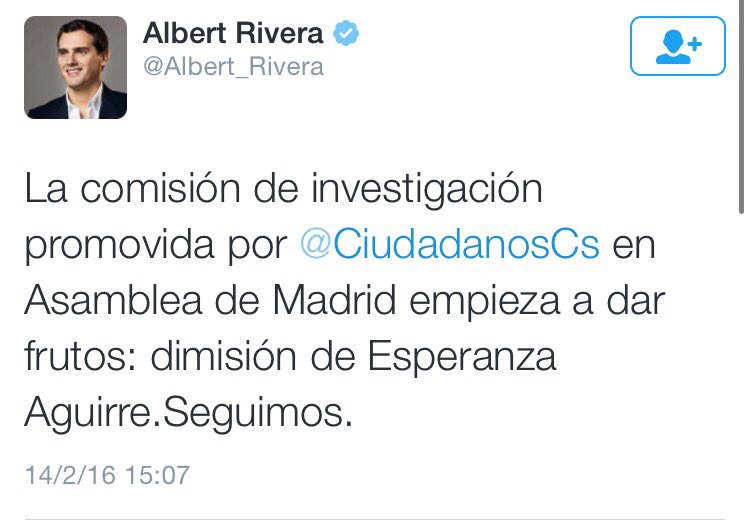 DanielGJabonero's tweet photo. ¡Aguirre! ¡Dinos quién te ha hecho dimitir! https://t.co/GImV57icf6