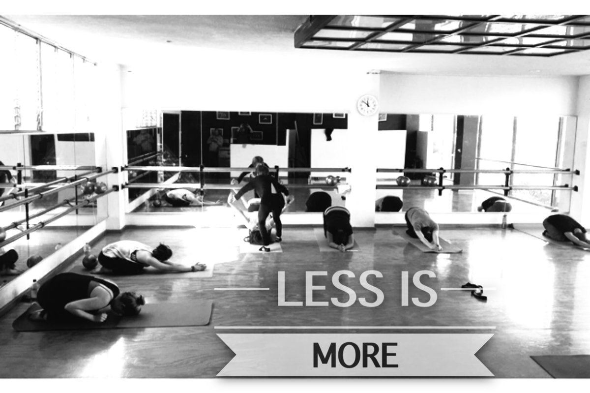 BodyPMx's tweet photo. Focus on doing less and doing it well! “Less is more” -Mies #BodyProjectMx #BodyProjectQuotes #BarreMéxico https://t.co/edicLOs2ao