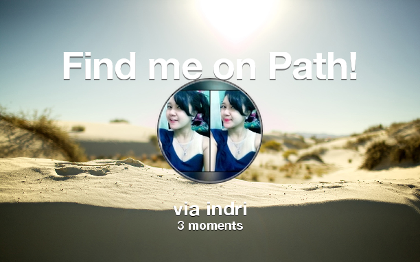 viiea_'s tweet photo. Find me on #Path now! Go to: https://t.co/d4ApbWif0V! #thepersonalnetwork https://t.co/TvoPILoDJE