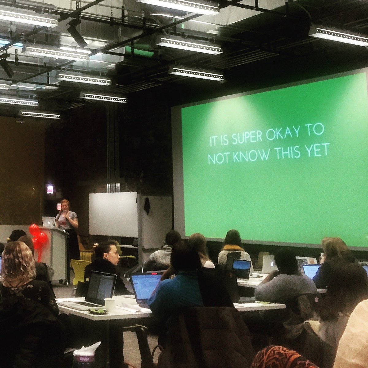 HBStinn's tweet photo. Awesome Ruby on Rails workshop yesterday with #railsbridgechi https://t.co/6zuPy7VUbz