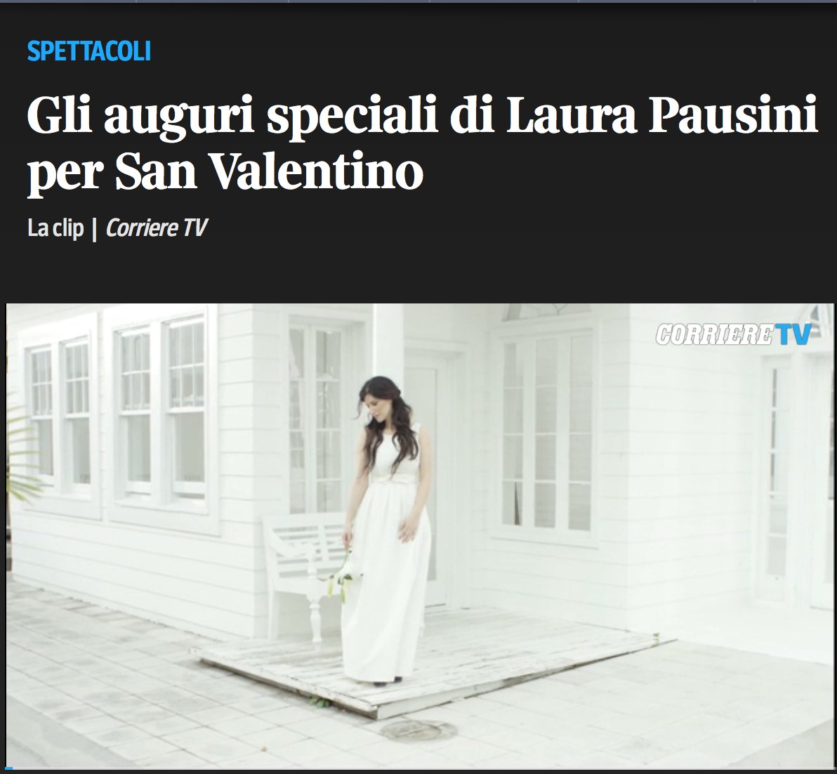 LauraPausini's tweet photo. Questo non è un nuovo singolo. 
E' un regalo per dire Buon #SanValentino a chi si Ama. 
 https://t.co/tdSa7RDV44 https://t.co/06ArwDEmaI