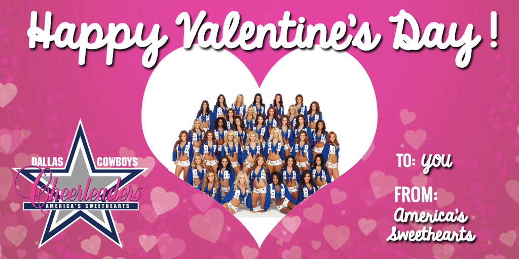 Dallas Cowboys Cheerleaders on X: "Happy Valentine's Day! https://t.co/ZmBrbvU9m2" / X