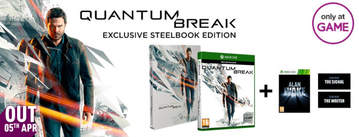 GAMERotherham's tweet photo. quantum break now for pre order looking good this game! #game #xboxone #quantembreak https://t.co/T7J516v5Zy