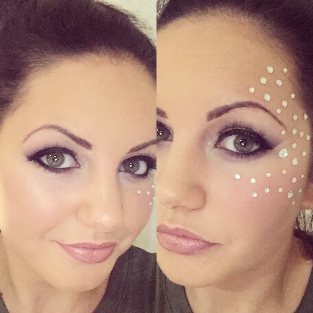 makeupbyalisonw's tweet photo. The lovely Caroline makeup for ladies night in aid of MarkMiddlehurst!!😘💋xxx https://t.co/yPJlDHEy5A
