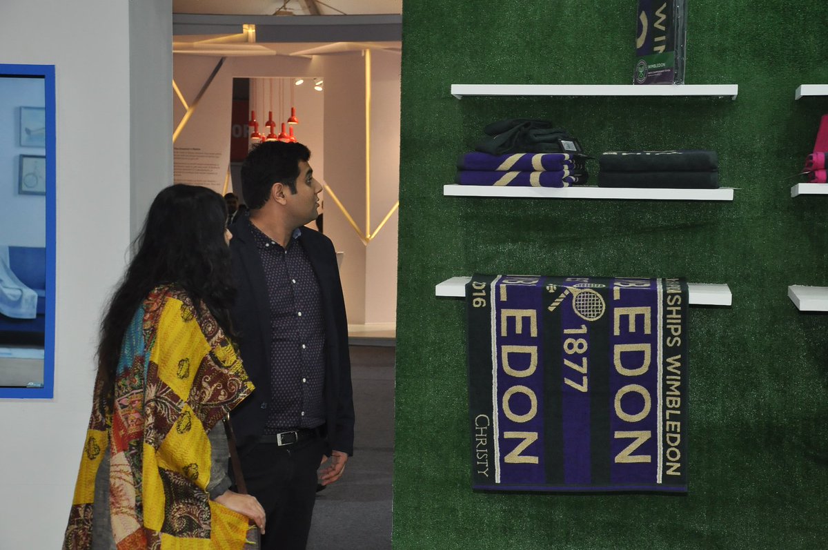 Spaces_India's tweet photo. Wimbledon Fever grips visitors at #IndiaDesignID2016 #SpacesatID https://t.co/hlgXxnmHpU