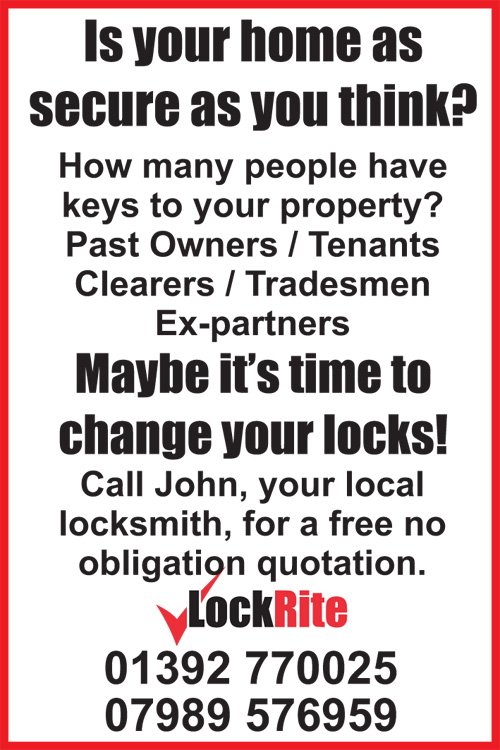 Lockrite_Torbay's tweet image. #Lockrite #Exeter