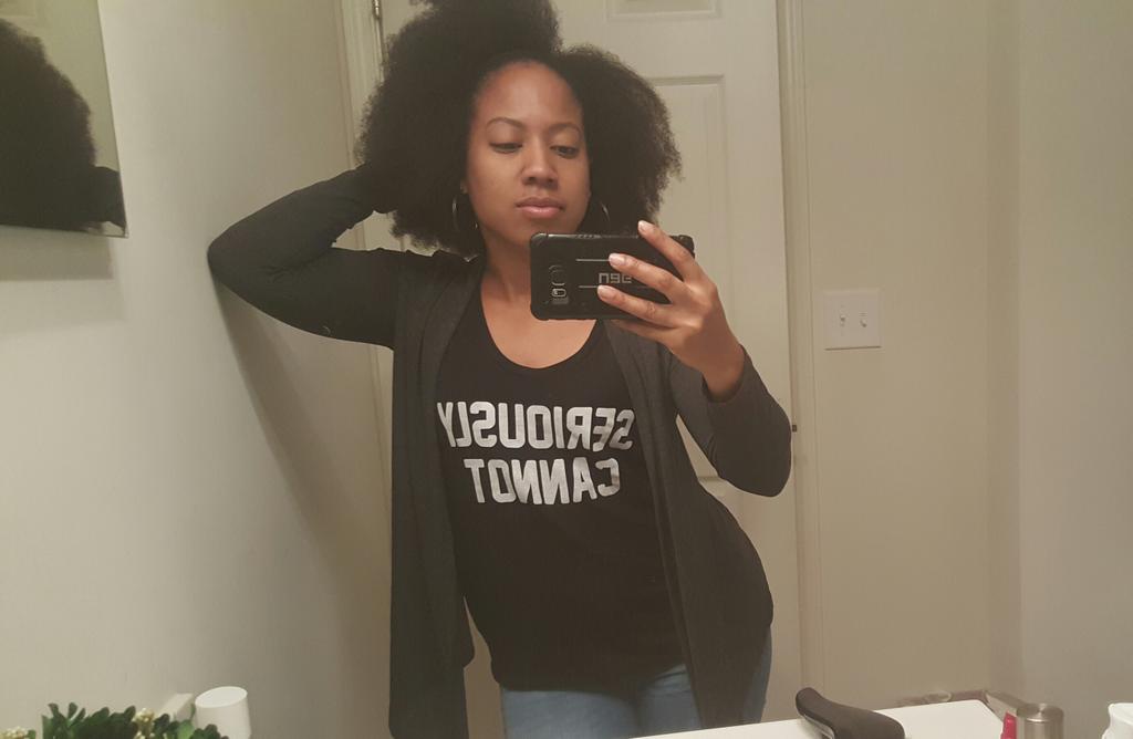 naturcurlygirl's tweet photo. My face when asked to skip #washday with @DevaCurl #howaboutno #devacurl #seriouslycannot #curlslikeaboss https://t.co/F3eSxec3ia