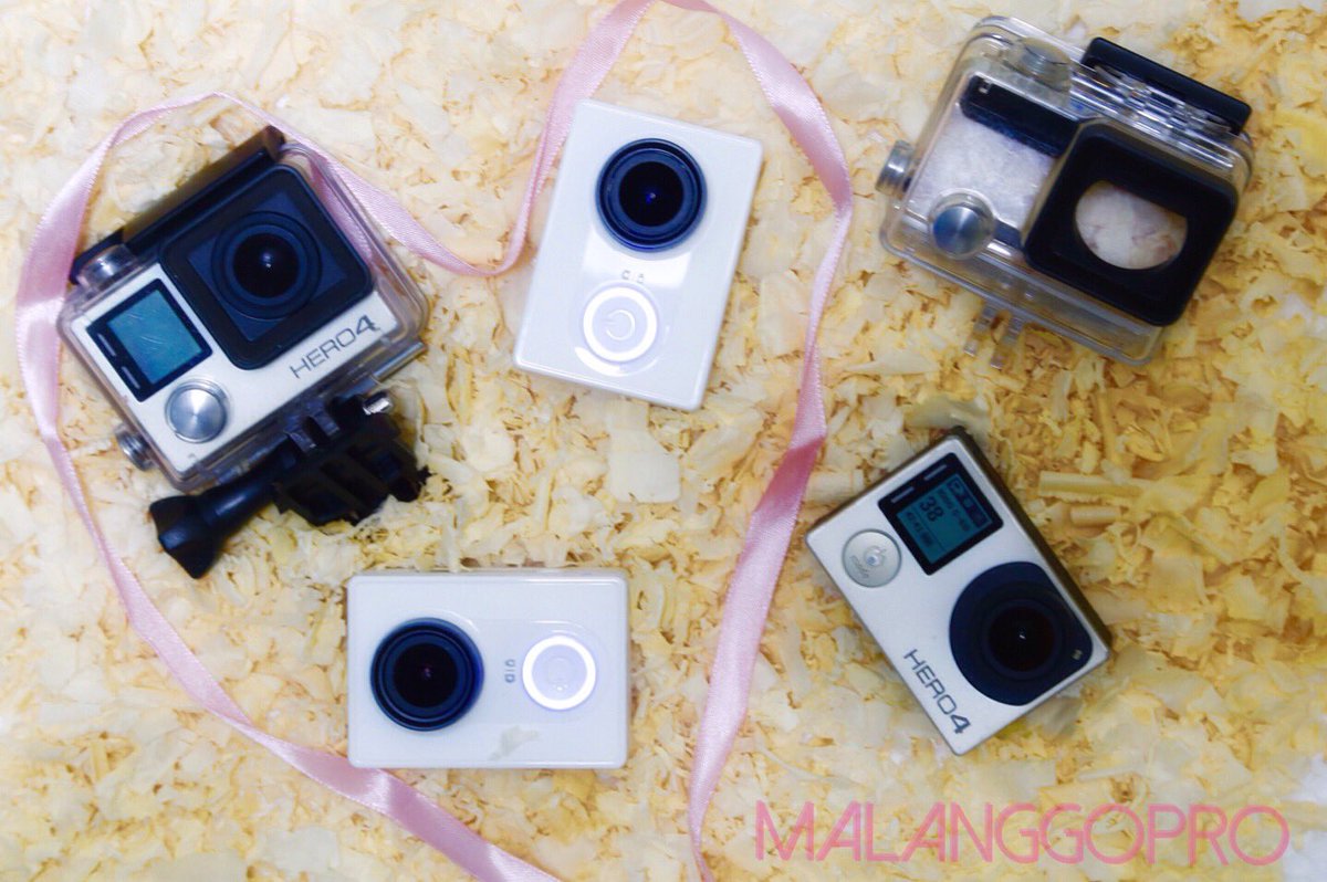 MalangGoPro's tweet photo. ACTION CAM IS HERE! 
Hallo kakak kakak. Ada yang baru nih kak. GOPRO &amp; YICAM READY FOR RENT! https://t.co/JH6lhW31Ik
