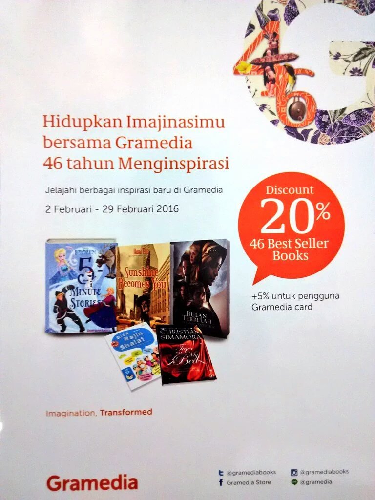 Gramedia World Emerald Bintaro tweet media