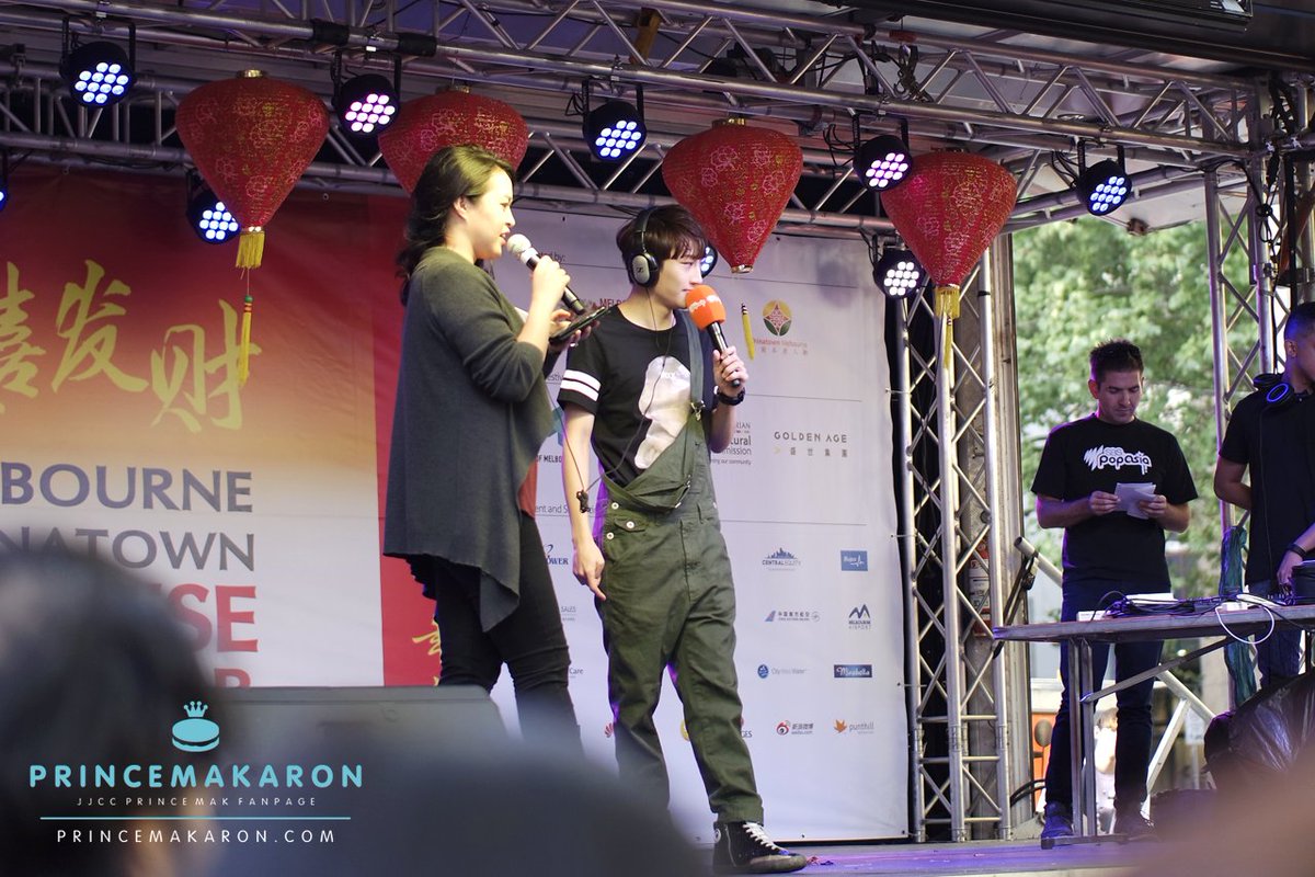 _princemakaron's tweet photo. 160214 #JJCC #PrinceMak Melbourne Chinatown CNY Festival @SBSPopAsia | Do not edit/crop logo. Repost with credits. https://t.co/CA8yhtH97f