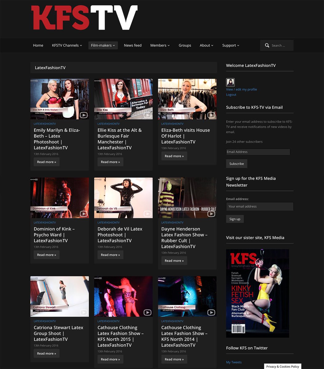 LatexFashionTV's tweet photo. Thrilled to have our films on #KFSTV great to have @KFSmedia as a syndication partner. https://t.co/CghwfdoZM5