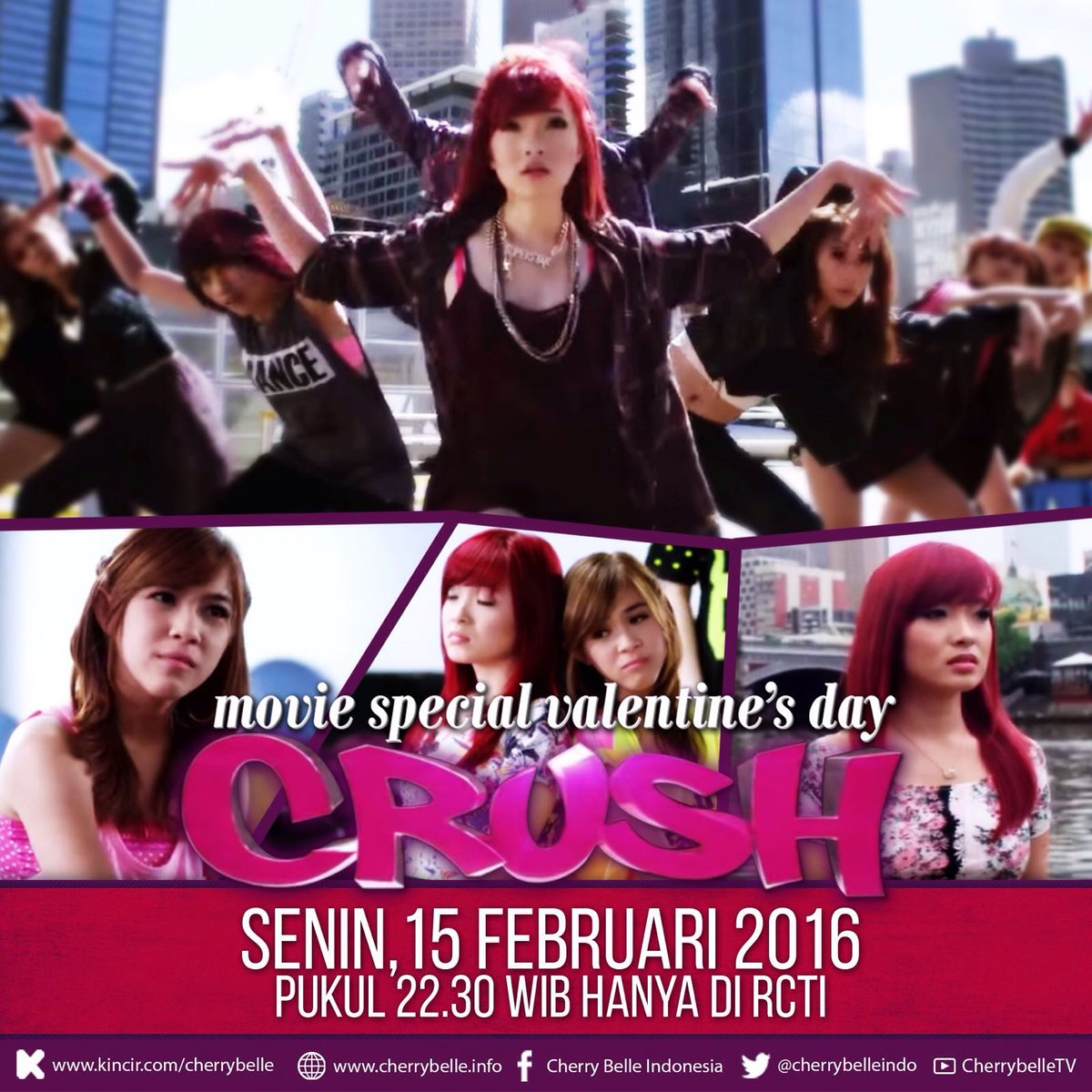 WeCanBeWinners's tweet photo. Besok yaa "CRUSH" Movie tayang di @OfficialRCTI jam 22.30 WIB https://t.co/WCGdsmvAkM