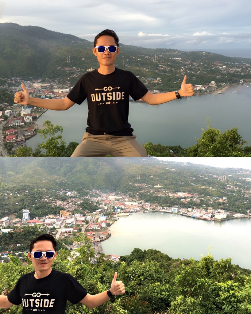 Go outside, move &amp; learn👣at Puncak Tower Jayapura City. Thanks to <a href="/pantaradotco/">Pantara Travelwear</a>