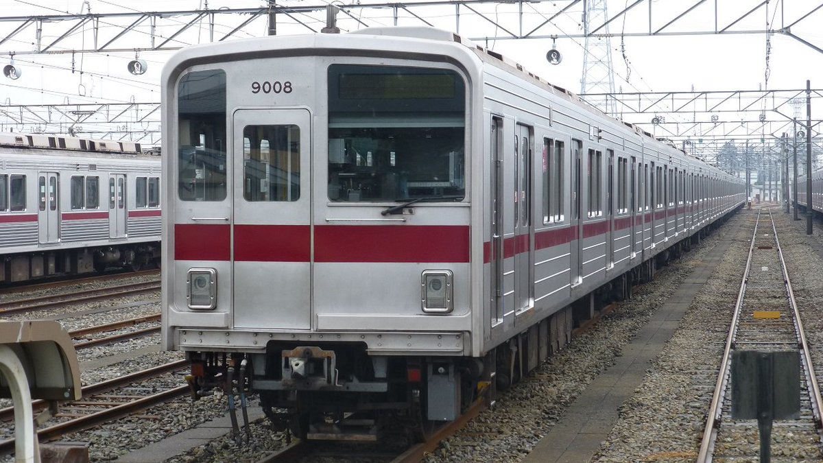 故障 9108F 休車状態】東武東上線 9000系 9108F 昨年末に故障