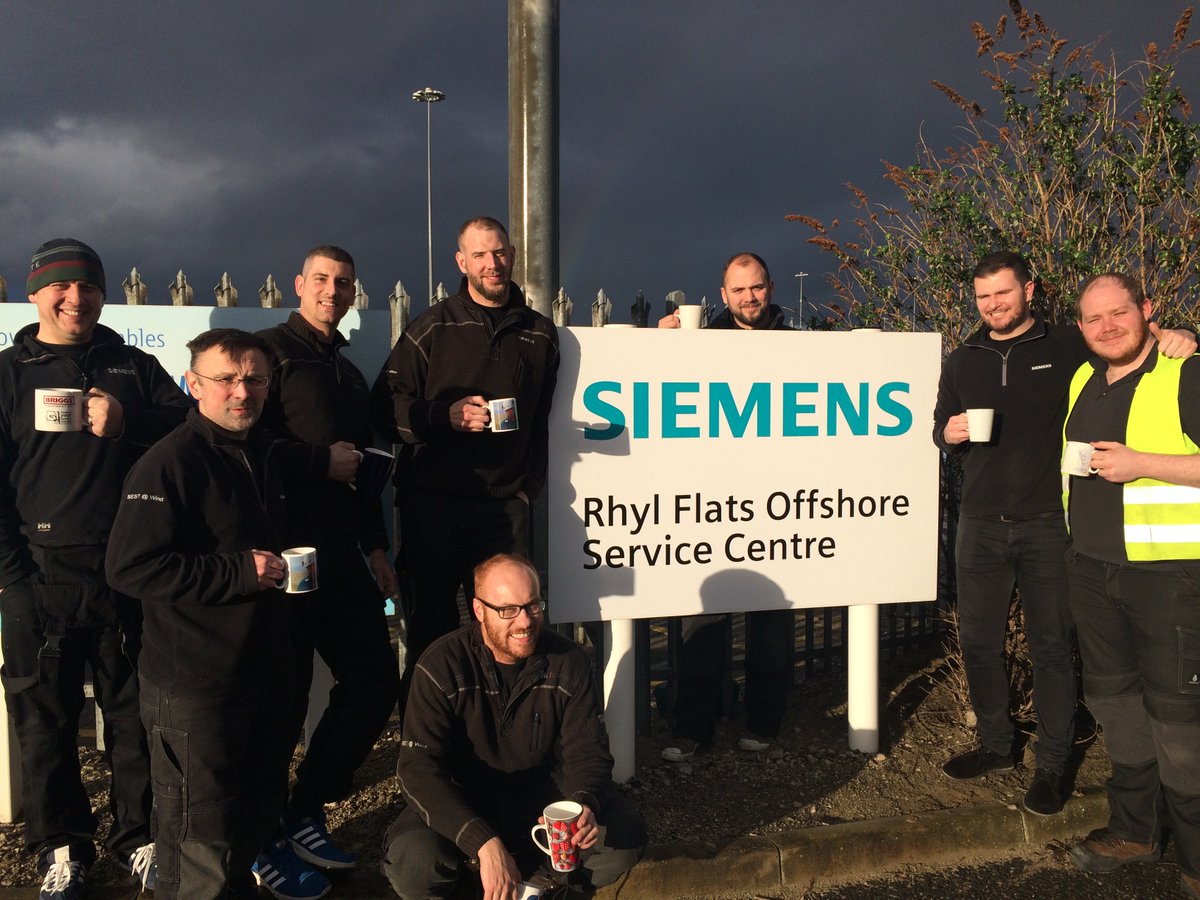 Rhyl Flats offshore service workers taking part #T4TINNITUS #YAW2016 @BritishTinnitus  #SIEMENS