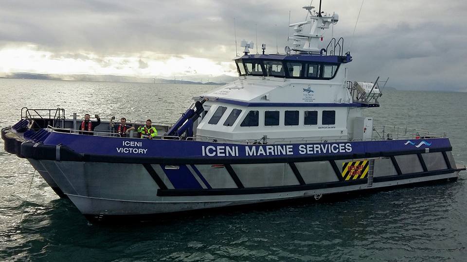 Iceni's flagship CrewTransferVessel and her crew raise their cups <a href="/TAW2016/">Taw</a> <a href="/T4TINNITUS/">T4Tinnitus.com</a> @BritishTinnitus <a href="/IceniMarine/">Turner Iceni</a>