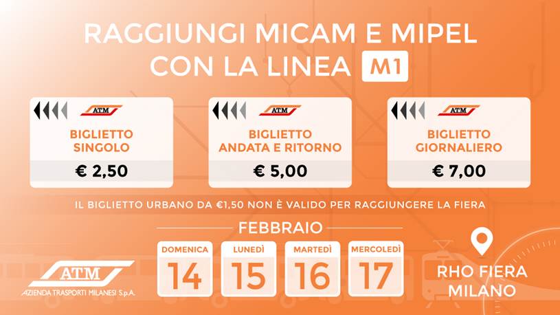 atm_informa's tweet photo. 14-17/2 #MICAM2016 e #MIPEL2016: ecco come raggiungerle con #ATM: https://t.co/ih7JWdkTIz #Milano https://t.co/5Rb10XUwtV