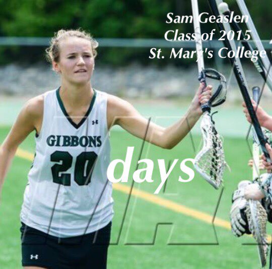 wlax_cghsnc's tweet photo. 20 DAYS until game day! To help us countdown we have alumni Sam Geaslen!!! #CGlaxcountdown #CGtradition https://t.co/lEOwP8cfwz