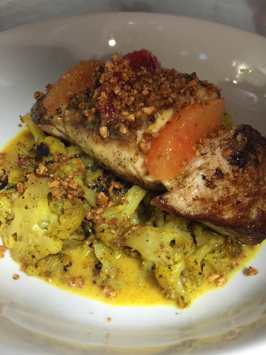 Sorry I've been away so long...here's a "taste" of VDay <a href="/grainallentown/">grain.</a> -pan seared halibut-