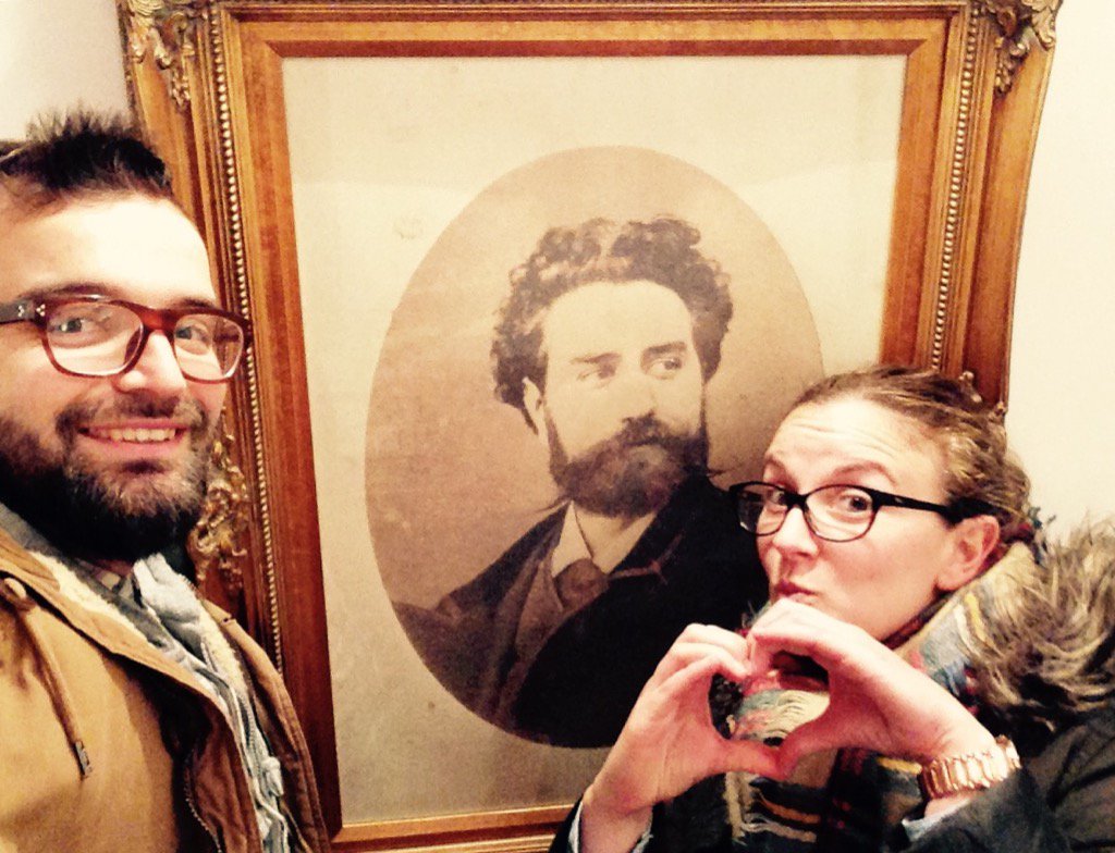 Luhaces's tweet photo. We #LoveGaudi and #LoveMaximo too! Escapada Cántabra perfecta! #ElCaprichodeGaudí #FelizSanValentin https://t.co/JBM9M9oFvN